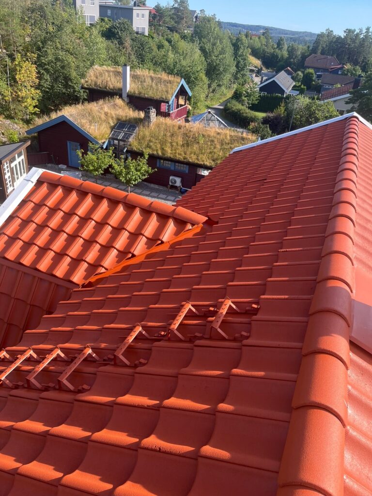 Samme tak rent og nybehandlet